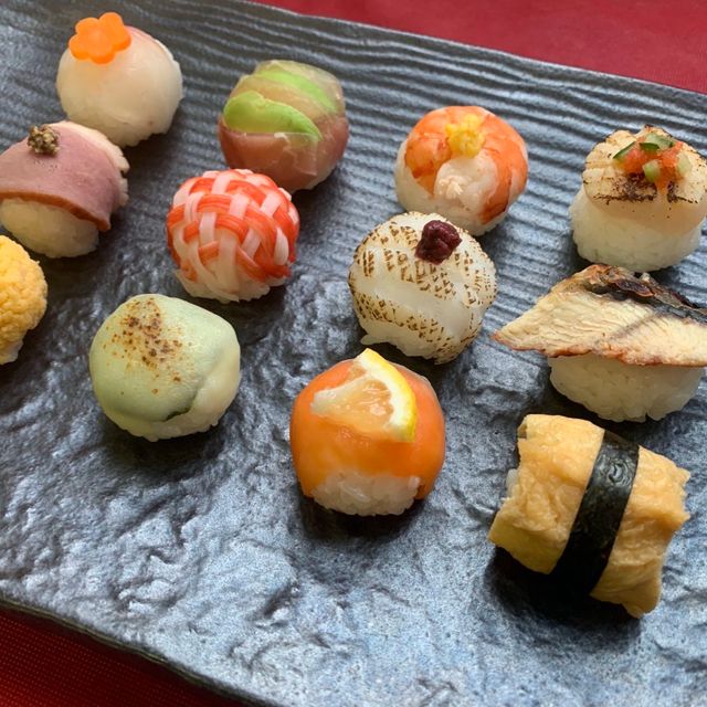 新潟調理師専門学校 十二種のてまり寿司！　日本料理オープンキャンパス1