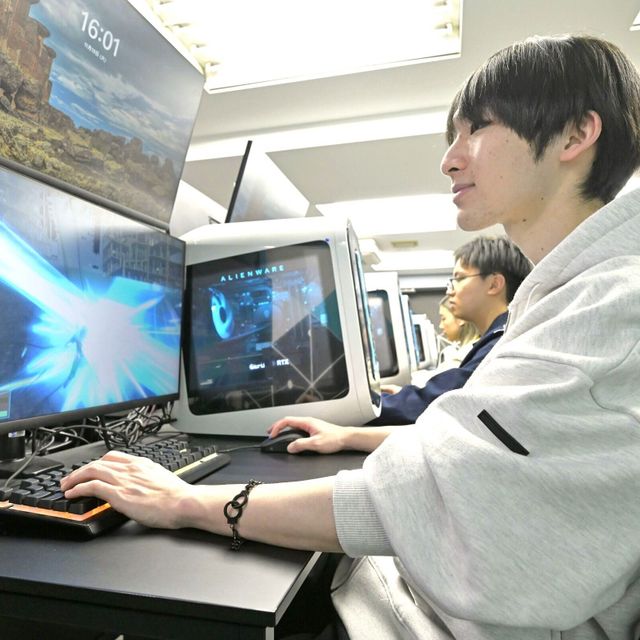 岡山情報ＩＴクリエイター専門学校 スペシャル体験学習（ゲーム）1