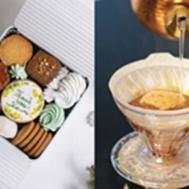 専門学校　福岡ビジョナリーアーツ 【フード】クッキー缶＆ハンドドリップコーヒー1