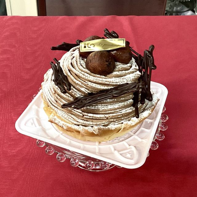 香川調理製菓専門学校 【製菓】モンブラン1