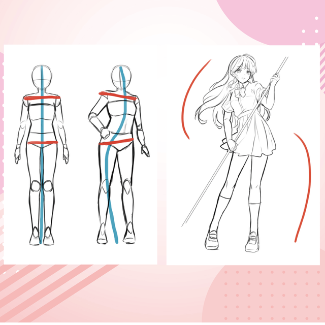 専門学校岡山ビジネスカレッジ アニメイラスト学科｜キャラクターの自然なポージングの描き方☆1
