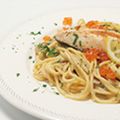 専門学校ビジョナリーアーツ サーモンのクリーム冷製パスタ