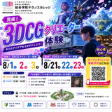 CGクリエーター科：完成！３DCGクリエーター体験の詳細