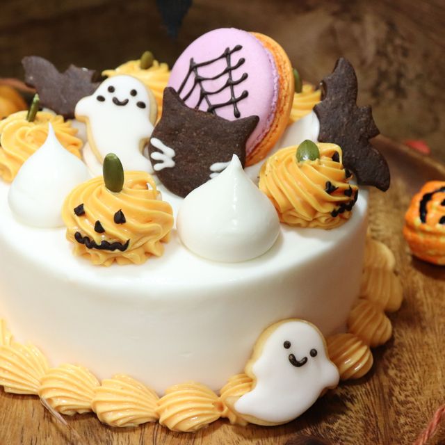赤堀製菓・カフェ専門学校 タイパ最強！ショート体験授業：ハロウィンショート1