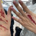 札幌ベルエポック美容専門学校 選べる体験★ハロウイン傷メイク＆ボディージュエリー