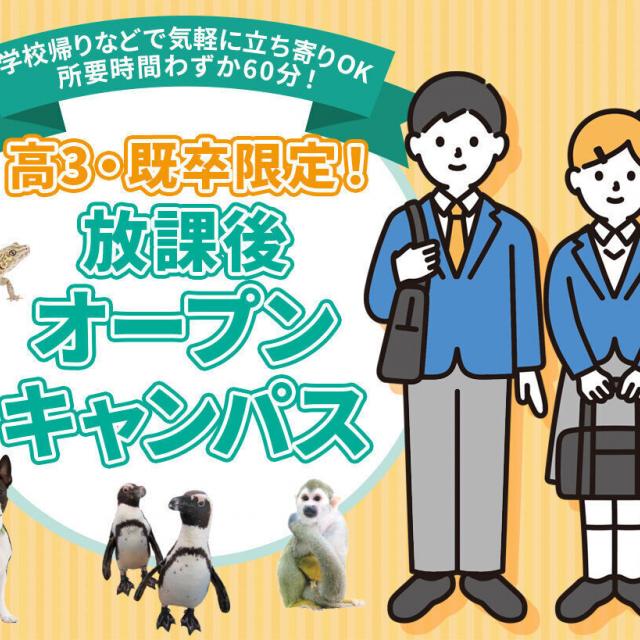 ＴＣＡ東京ＥＣＯ動物海洋専門学校 高3・既卒限定！放課後オープンキャンパス1