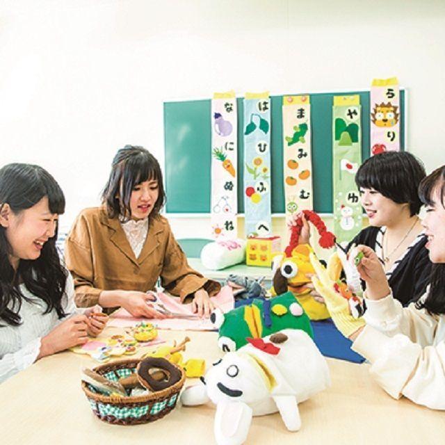 経専北海道保育専門学校 ☆おもちゃづくり&遊び☆体験1