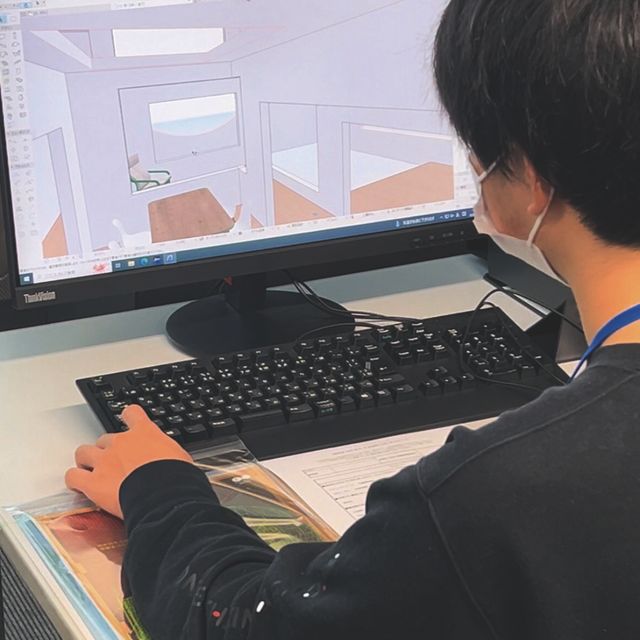 東海工業専門学校金山校 建築を学んだ人に、おススメの建築設計コース（中級）！3