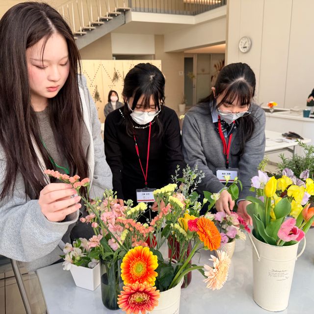 専門学校　ちば愛犬動物フラワー学園 【フラワーデザイン】フラワーショップを体験しよう1