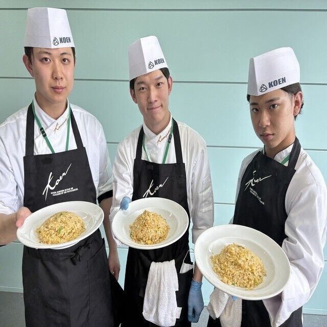 光塩学園調理製菓専門学校 【調理】『エビチャーハン』＆『パリパリ春巻』に挑戦！3