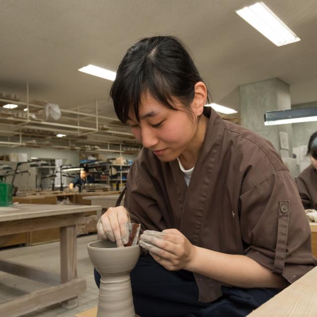 京都伝統工芸大学校 工芸体験キャンパス2018 陶芸1