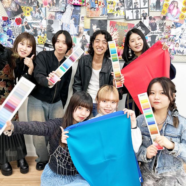 専門学校岡山ビジネスカレッジ ファッションクリエイター学科｜パーソナルカラー授業体験★1