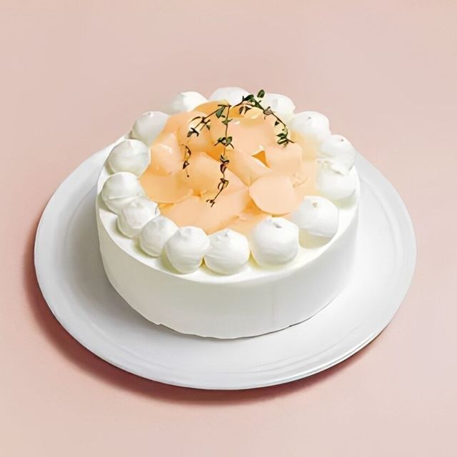 専門学校　福岡ビジョナリーアーツ 【フード】桃のショートケーキ1