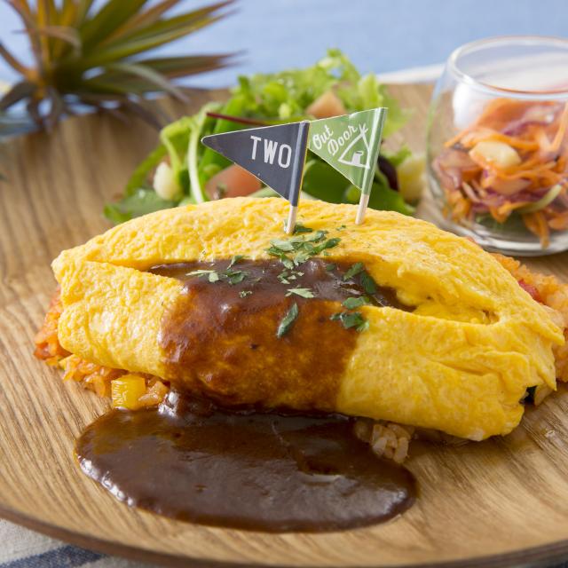 赤堀製菓専門学校 8月18日(土) カフェ風オムライスプレート1