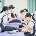 新宿医療専門学校 心地よい巻き心地～SSJSの極上包帯～