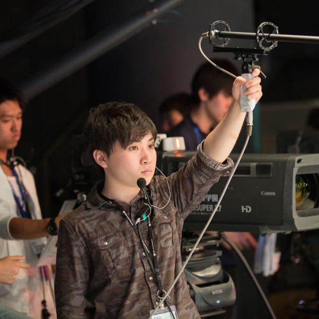 東放学園専門学校 放送音響科の体験入学「テレビ音声を体験しよう!」1