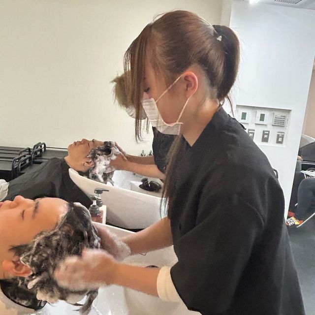 静岡アルス美容専門学校 即戦力教育「シャンプー」の体験！2