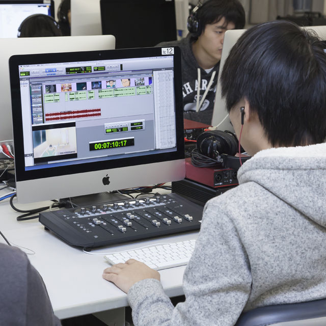 東放学園専門学校 放送音響科の体験入学「アニメに音をつけよう!」1