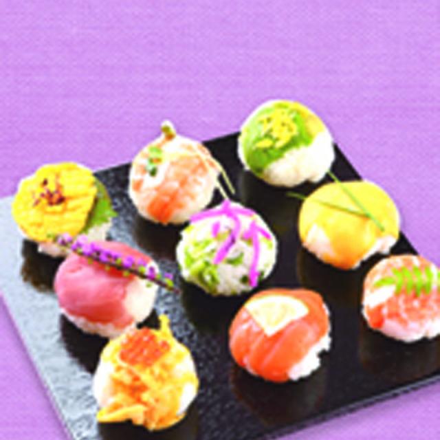 手まり寿司とお吸い物