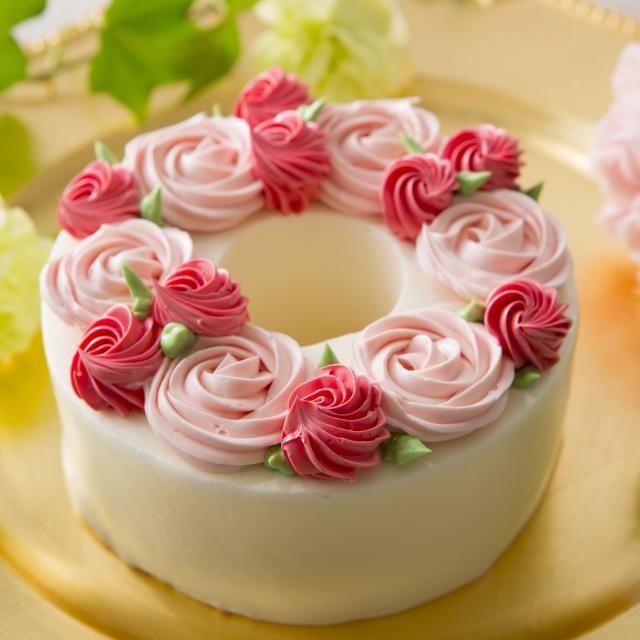赤堀製菓専門学校 お花のシフォンケーキ1