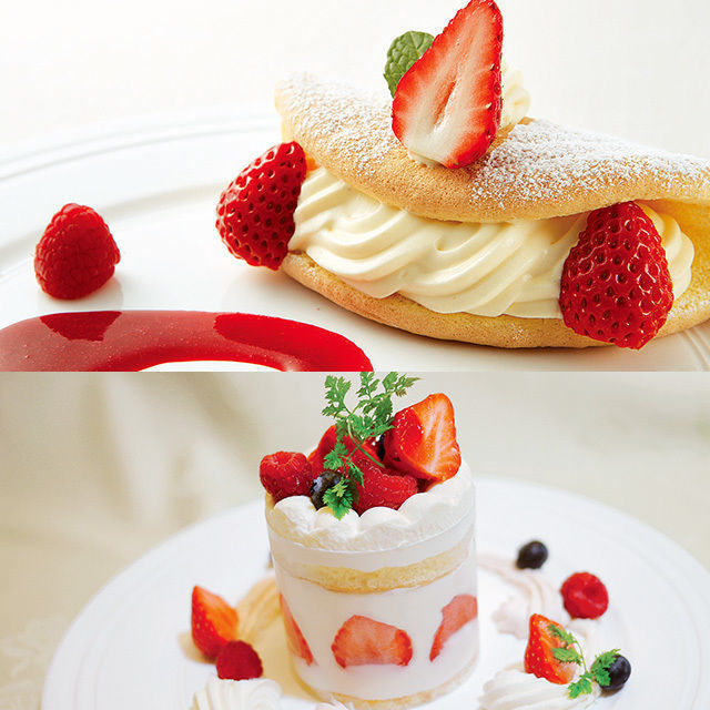 辻製菓専門学校 選べるフェア♪ 「オムレット」or「レアチーズケーキ」1
