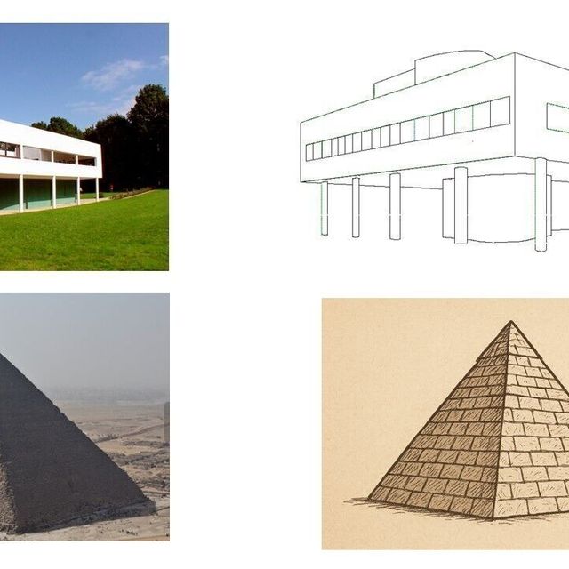 千葉職業能力開発短期大学校 【住居環境科】立体的に見えるピラミッドを描いてみよう！1