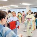 岐阜美容専門学校 自分で着れるようになろう！「きもの着付」レッスン♪