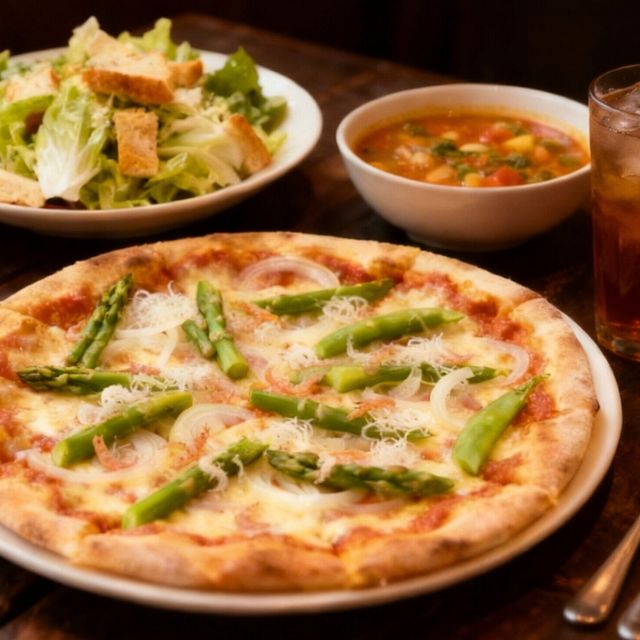 東京ベルエポック製菓調理専門学校 【調理体験】春の彩りピザ1