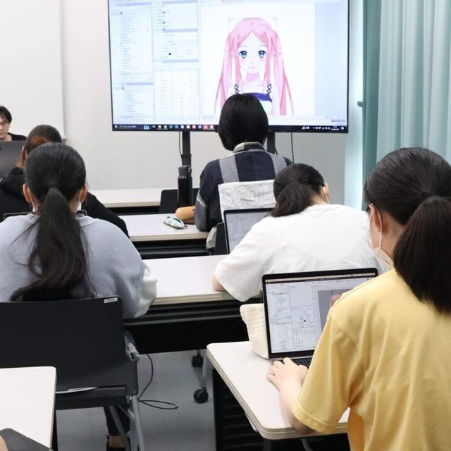 宇都宮メディア・アーツ専門学校 Live2Dの技術を使って、Vtuberを体感しよう！3