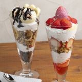 パフェづくり♪アイスやフルーツを持って食べようの詳細