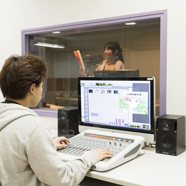 東放学園専門学校 放送音響科の体験入学「アニメに音をつけよう!」1
