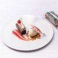町田製菓専門学校 生ガトーショコラのデザートプレート（保護者説明会同時開催）