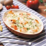 ▼調理体験：シーフードグラタンの詳細