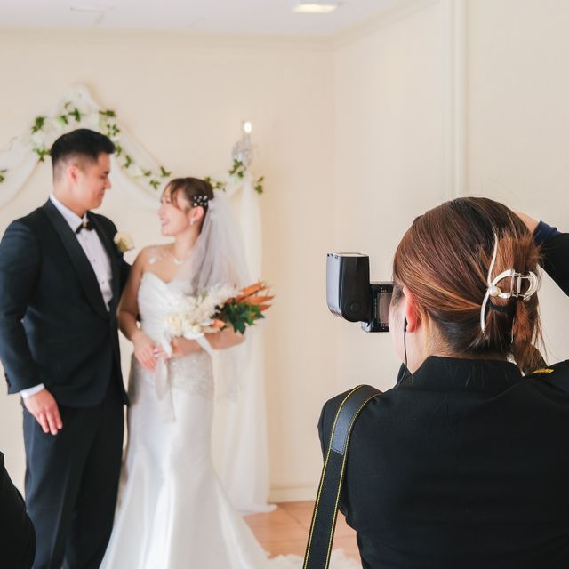 足利デザイン・ビューティ専門学校 ブライダルウェディング科： スプリングカラーのブーケ作り♪4