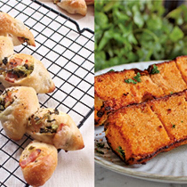 専門学校ビジョナリーアーツ ベーコンエピ＆明太フランス1