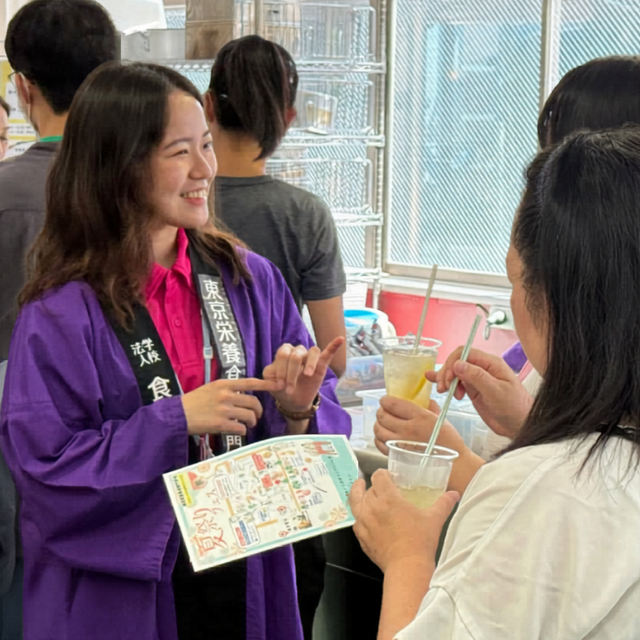 東京栄養食糧専門学校 【Ｗ講座】スコーン作り＆スコーンから学ぶ講義3