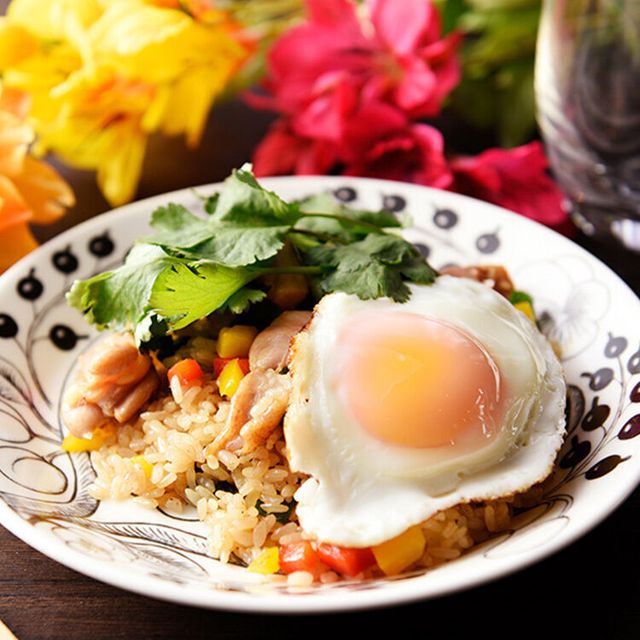東京ベルエポック製菓調理専門学校 【調理体験】バジル香る、クセになる旨辛ご飯!ガパオライス1