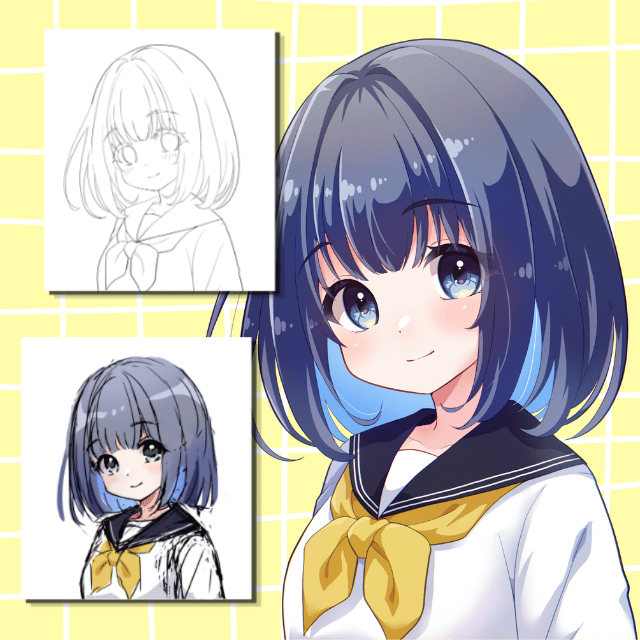 沖縄ラフ＆ピース専門学校 デジタルイラスト入門！～レイヤーの使い方～1