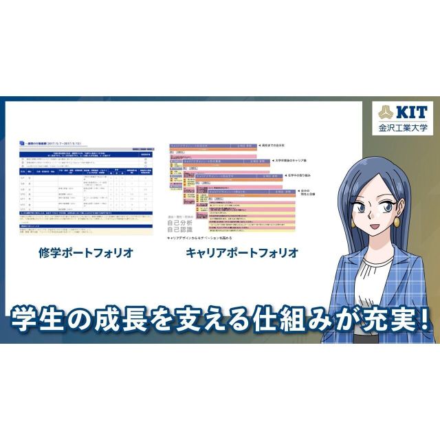 金沢工業大学 【YouTubeOC】１分でわかる「学びのサポート編」2