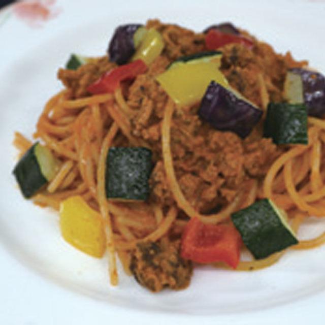 華調理製菓専門学校 ミートソースパスタ1