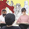 大阪総合デザイン専門学校 【漫画・アニメーション学科】クロッキーに挑戦！