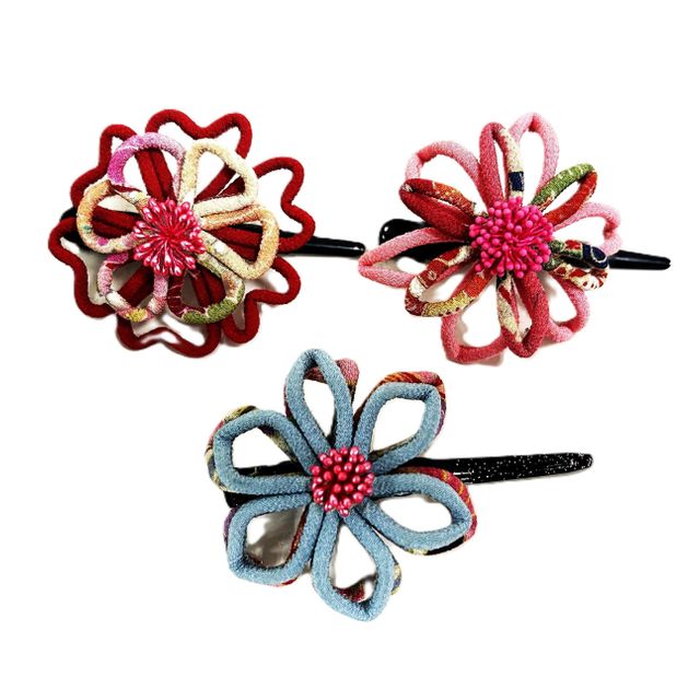 東京ファッション専門学校 体験入学【和柄の髪飾り製作】（きもの）1