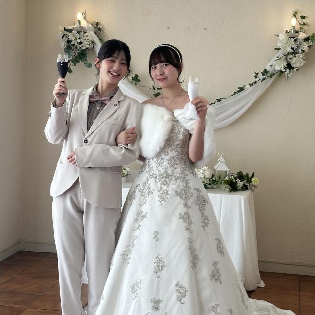 足利デザイン・ビューティ専門学校 ブライダル・ウェディング科：クリスマスフェスタ♪模擬結婚式1