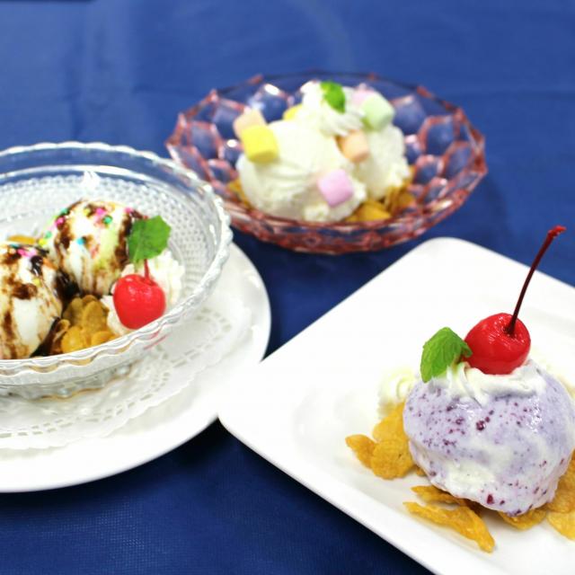 華学園栄養専門学校 アイスクリームを科学する1