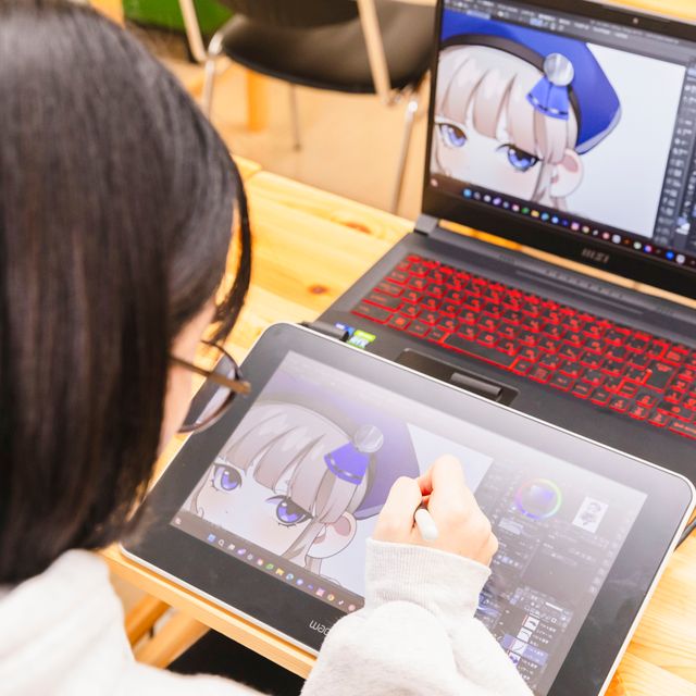 ＭＣＬ盛岡情報ビジネス＆デザイン専門学校 マンガ・イラストの授業を体験！オープンキャンパス1