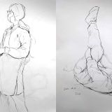 イラストレーション（人物クロッキー）★感じたままに描く！喜！の詳細