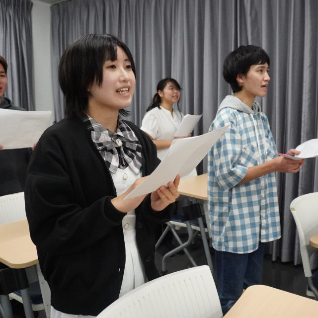 沖縄ラフ＆ピース専門学校 声のお仕事『ナレーション』に楽しくチャレンジ！1
