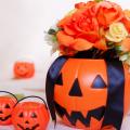 専門学校 東京ビジネス・アカデミー 「ハロウィン」ギフトフラワーアレンジメントを作ってみよう