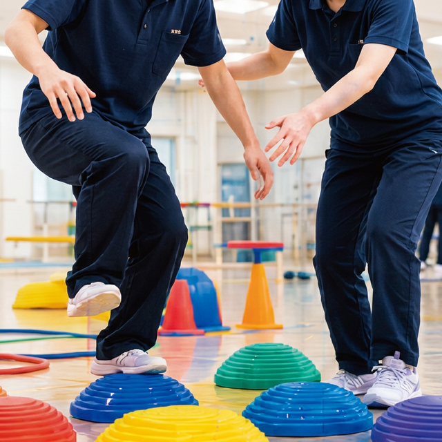 富山リハビリテーション医療福祉大学校 【作業療法科】７/２５（土）どきどきワクワク！感覚統合ゲーム1