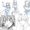 大阪総合デザイン専門学校 【漫画・アニメーション】キャラクターに仕草をつけてみよう！